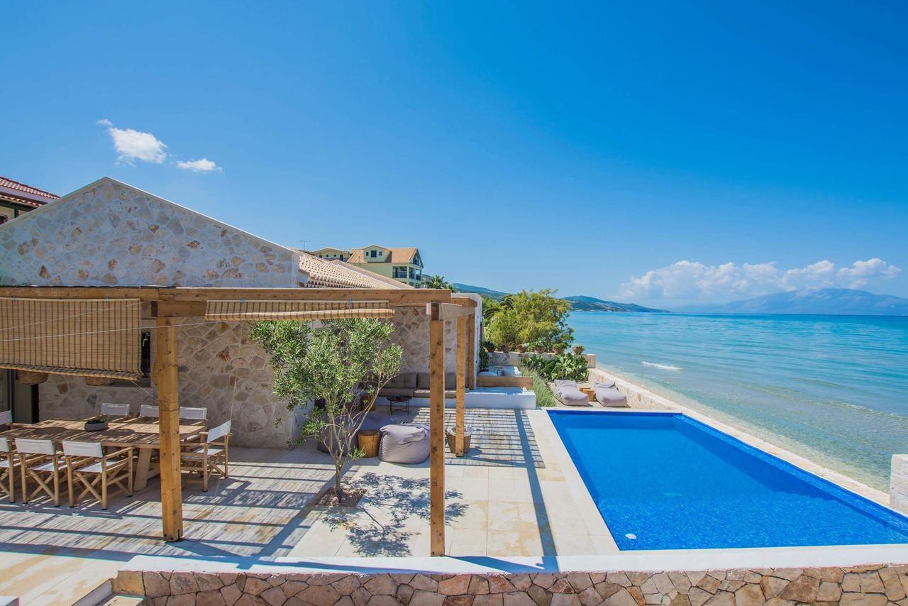 Niova Villa - Seafront, Private Pool And Ionian Sea Views, By Zantewize Алікес Екстер'єр фото