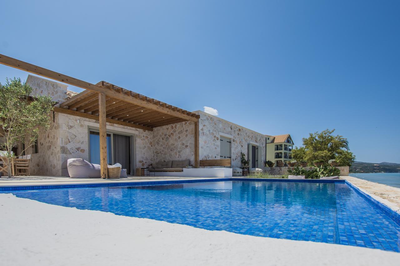 Niova Villa - Seafront, Private Pool And Ionian Sea Views, By Zantewize Алікес Екстер'єр фото